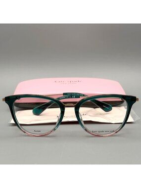 Kate Spade Valencia G 0ZI9 Eyeglasses Teal Cat Eye Frames 52-18-140
